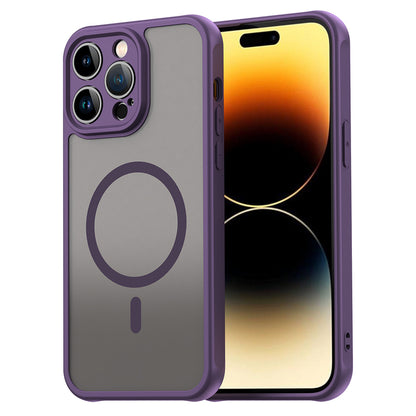 MagSafe Case for Apple iPhone 14 Pro Max, Techsuit, HaloFrost II, Purple