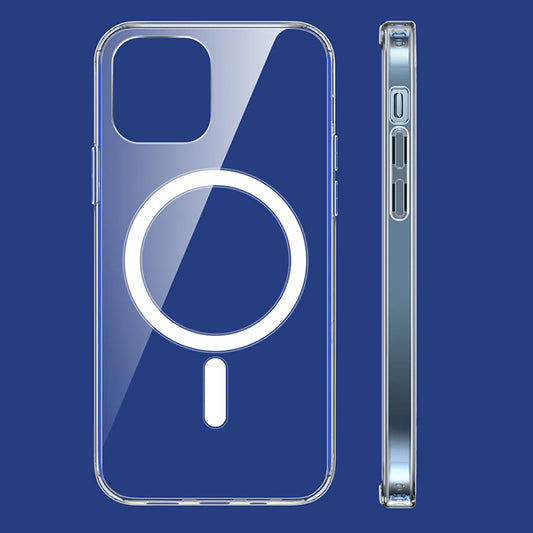 MagSafe-Hülle für Apple iPhone 14 Pro, Techsuit, Pro, Transparent