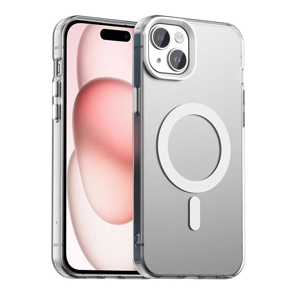 MagSafe Case for Apple iPhone 15 Plus, Techsuit, CandyCase, White
