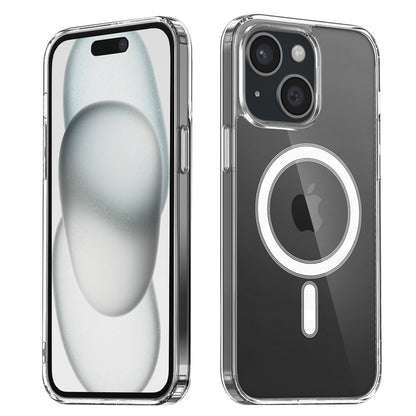 MagSafe Case for Apple iPhone 15 Plus, Techsuit, Pro, Transparent