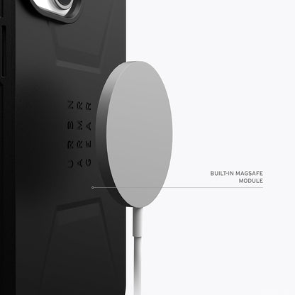 MagSafe-Hülle für Apple iPhone 15 Plus, Urban Armor Gear, Civilian, Schwarz