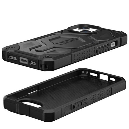 MagSafe-Hülle für Apple iPhone 15 Plus, Urban Armor Gear, Monarch Pro Carbon, Schwarz