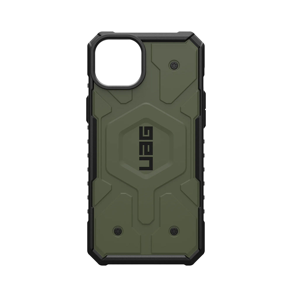 MagSafe-Hülle für Apple iPhone 15 Plus, Urban Armor Gear, Pathfinder, Grün