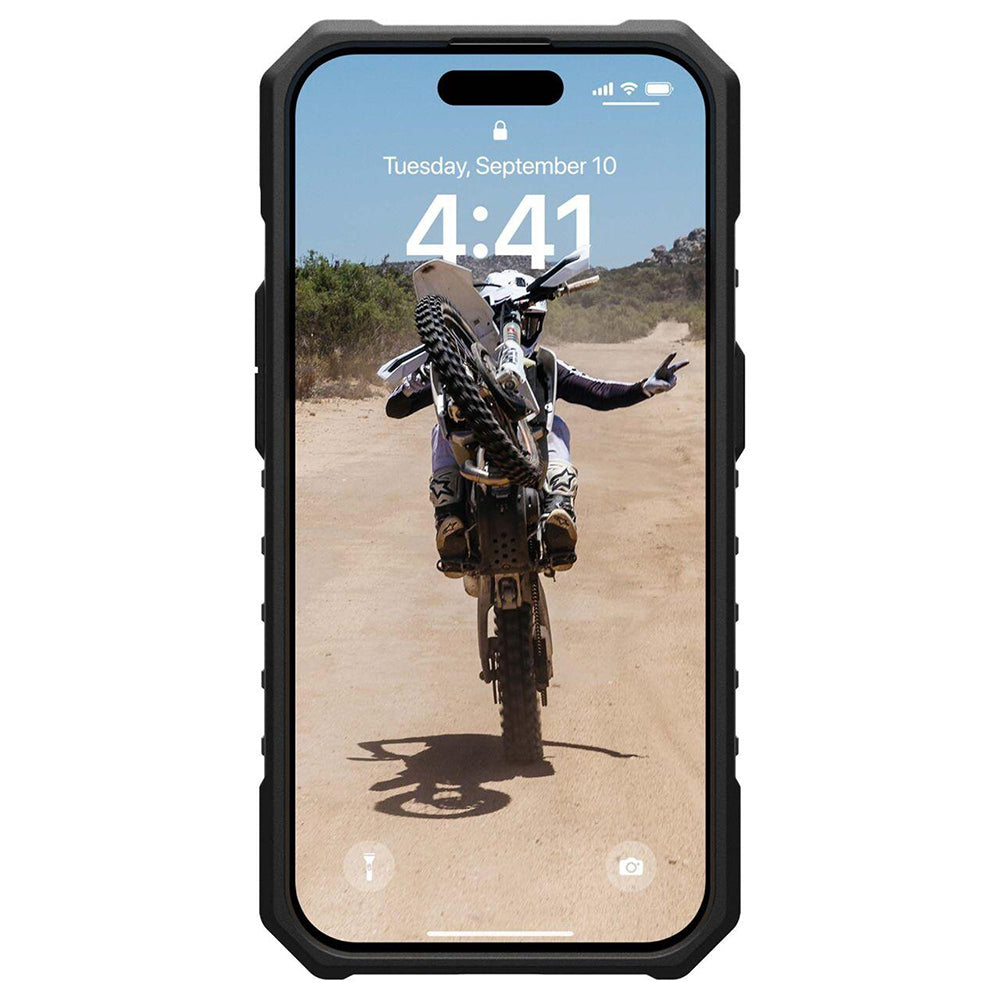 MagSafe Case for Apple iPhone 15 Pro, Urban Armor Gear, Pathfinder SE Geo Camo, Camouflage