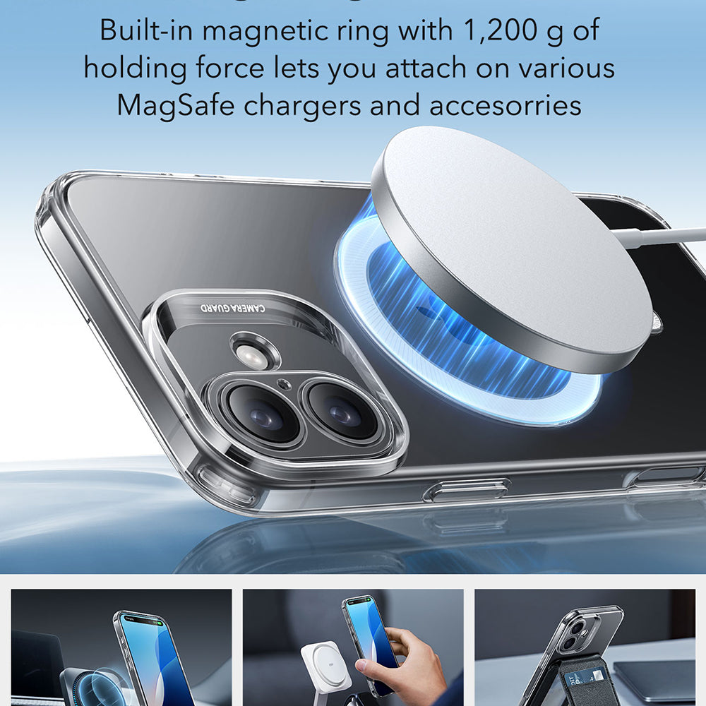 MagSafe Hülle für Apple iPhone 16, ESR, Zero, Transparent
