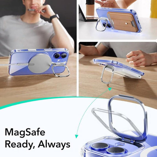 MagSafe Hülle für Apple iPhone 16 Plus, ESR, Classic Hybrid Kickstand Slide, Transparent