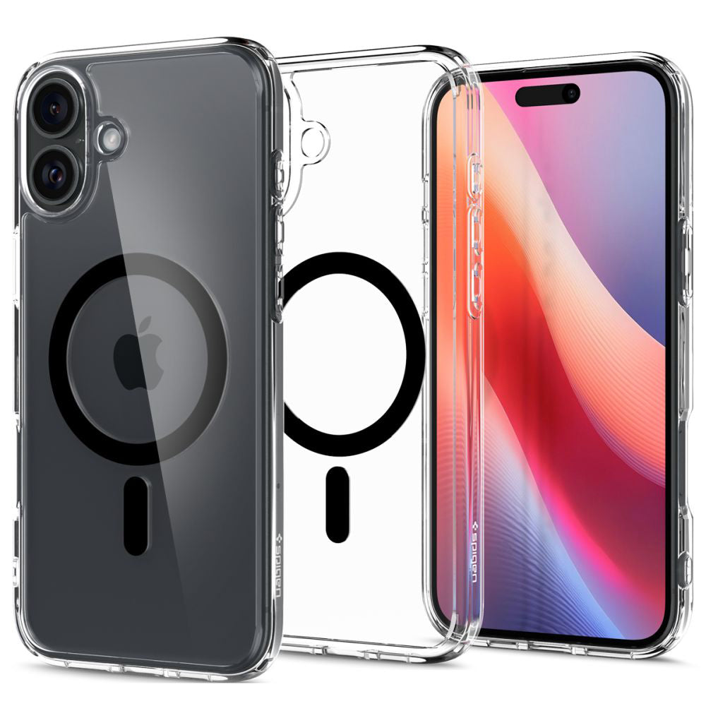 MagSafe Hülle für Apple iPhone 16 Plus, Spigen, Ultra Hybrid, Schwarz