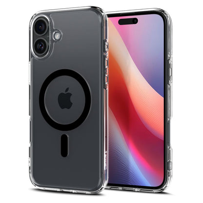 MagSafe Hülle für Apple iPhone 16 Plus, Spigen, Ultra Hybrid, Schwarz