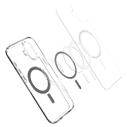 MagSafe Hülle für Apple iPhone 16 Plus, Spigen, Ultra Hybrid, Schwarz