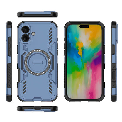 MagSafe Case for Apple iPhone 16 Plus, Techsuit, ArmorMag, Blue