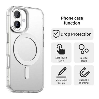 MagSafe-Hülle für Apple iPhone 16 Plus, Techsuit, CandyCase, Weiß
