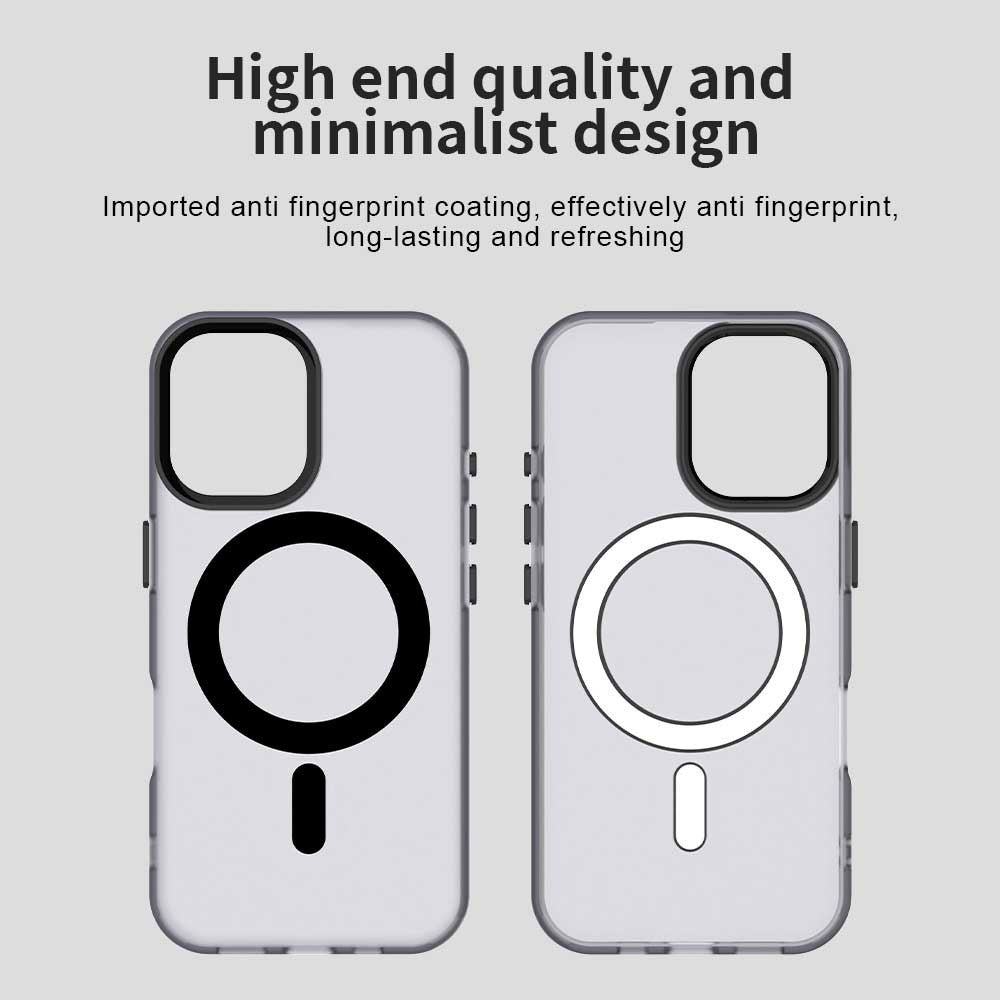 MagSafe-Hülle für Apple iPhone 16 Plus, Techsuit, CandyCase, Schwarz