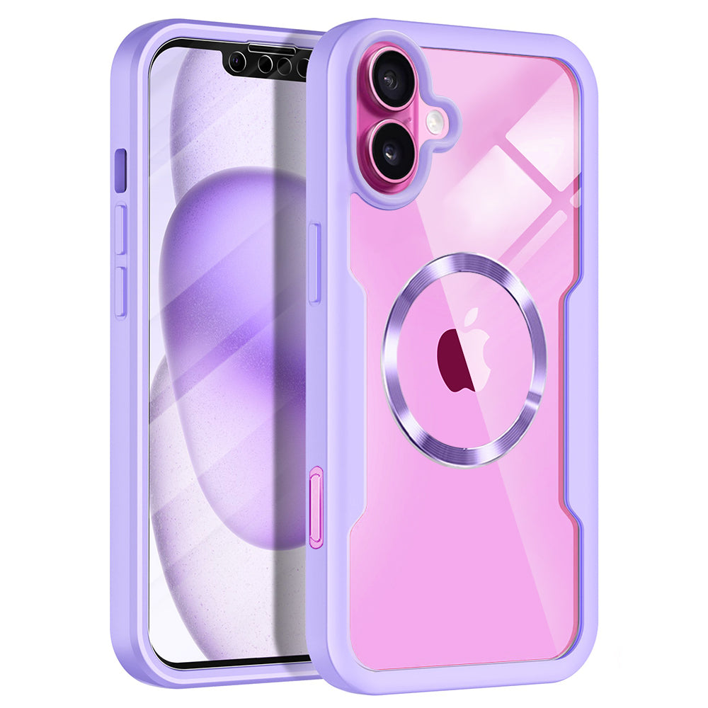MagSafe Case for Apple iPhone 16 Plus, Techsuit, ColorVerse 360, Purple