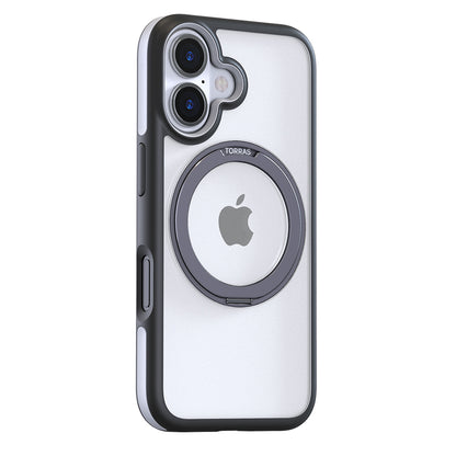 MagSafe Hülle für Apple iPhone 16 Plus, Torras, Ostand R Fusion, Schwarz