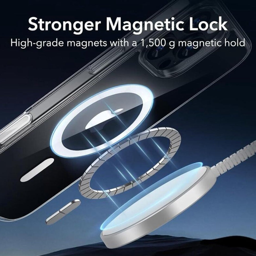 MagSafe-Hülle für Apple iPhone 16 Pro, ESR, Classic Hybrid Slide, Transparent