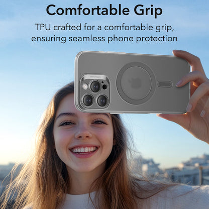 MagSafe Hülle für Apple iPhone 16 Pro, ESR, Zero, Satin Grau