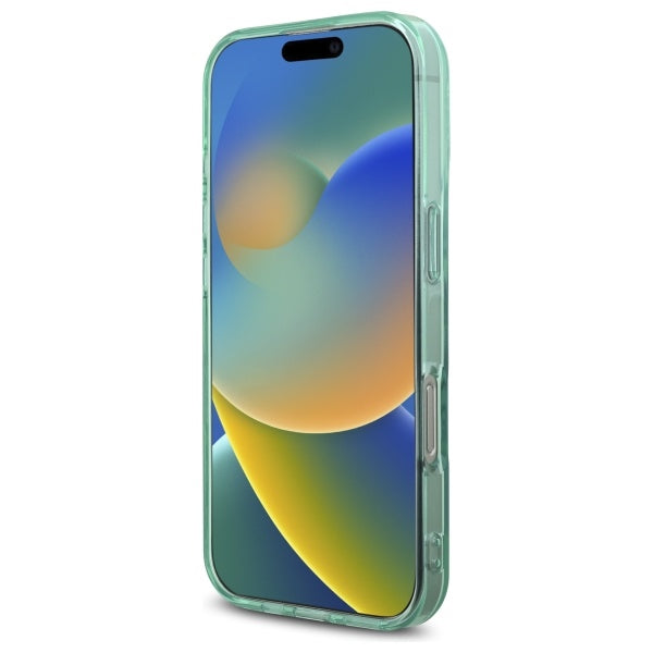 MagSafe Hülle für Apple iPhone 16 Pro, Guess, IML Rhinestone, Grün