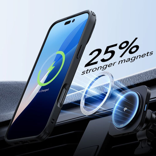MagSafe Hülle für Apple iPhone 16 Pro Max, ESR, Classic Hybrid Kickstand mit Displayschutz, Satinschwarz