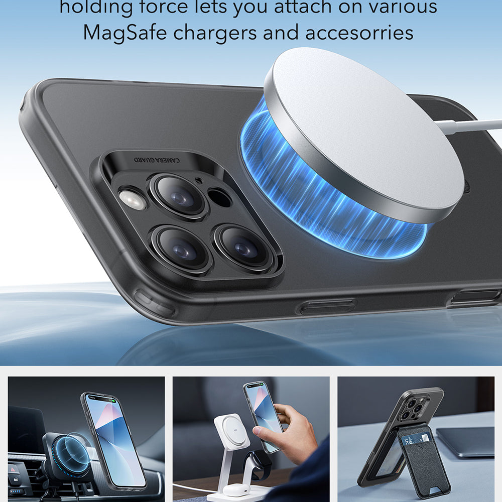 MagSafe Hülle für Apple iPhone 16 Pro Max, ESR, Zero, Satinschwarz
