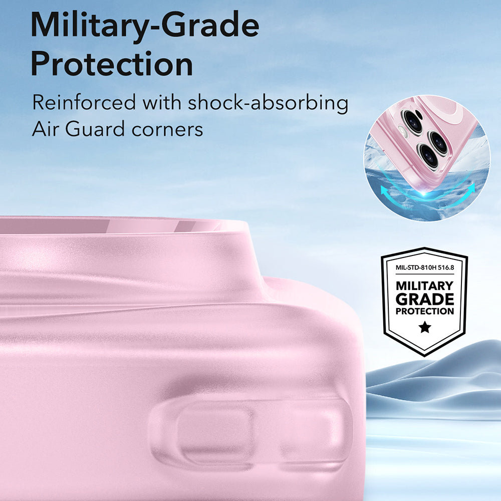 MagSafe Case for Apple iPhone 16 Pro Max, ESR, Zero, Satin Pink