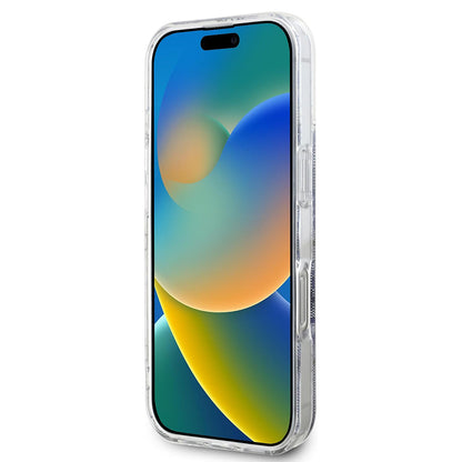 MagSafe Hülle für Apple iPhone 16 Pro Max, Guess, IML 4G, Blau