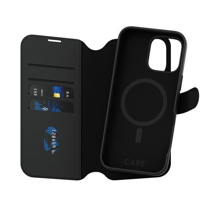 MagSafe Case for Apple iPhone 16 Pro Max, PanzerGlass, Care Feature Tango Two-in-One, Black