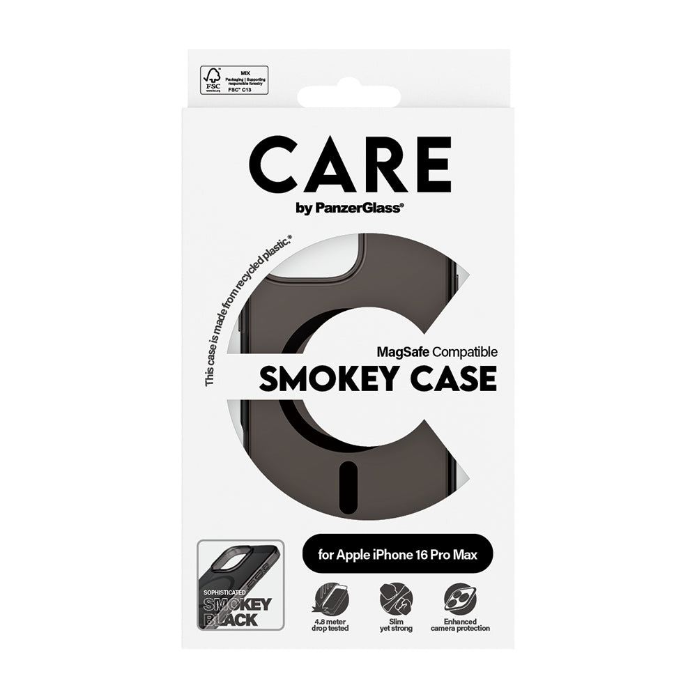 MagSafe Case for Apple iPhone 16 Pro Max, PanzerGlass, Urban Combat Care, Black