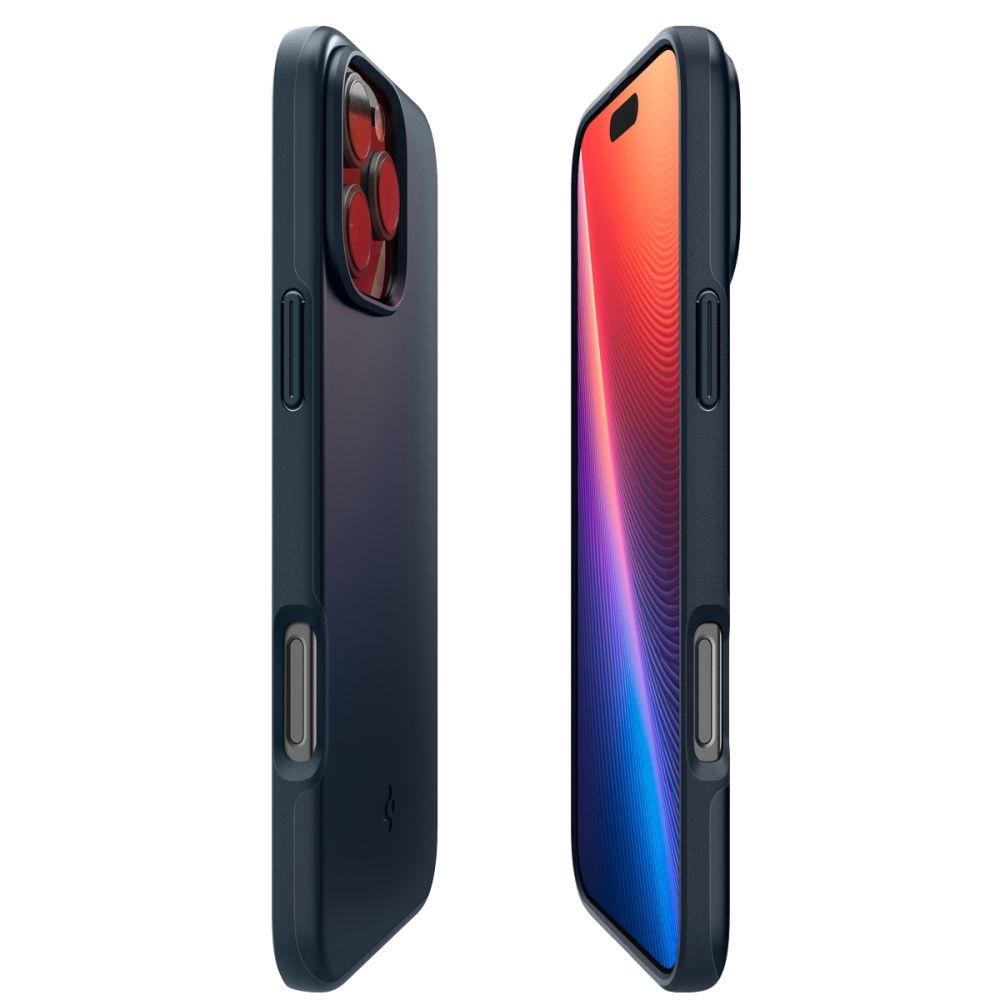 MagSafe Hülle für Apple iPhone 16 Pro Max, Spigen, Thin Fit, Blau