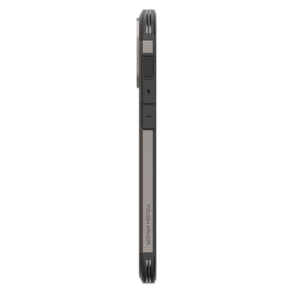 MagSafe Hülle für Apple iPhone 16 Pro Max, Spigen, Tough Armor, Grau ACS08012