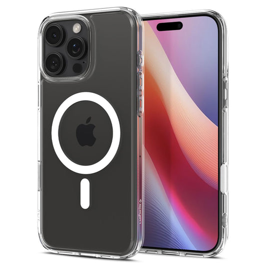 MagSafe Hülle für Apple iPhone 16 Pro Max, Spigen, Ultra Hybrid T, Weiß ACS08505