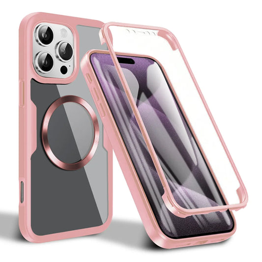 MagSafe-Hülle für Apple iPhone 16 Pro Max, Techsuit, ColorVerse 360, Rosa