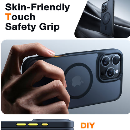 MagSafe Hülle für Apple iPhone 16 Pro Max, Torras, Guardian, Schwarz