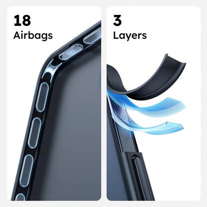 MagSafe Hülle für Apple iPhone 16 Pro Max, Torras, Guardian, Schwarz