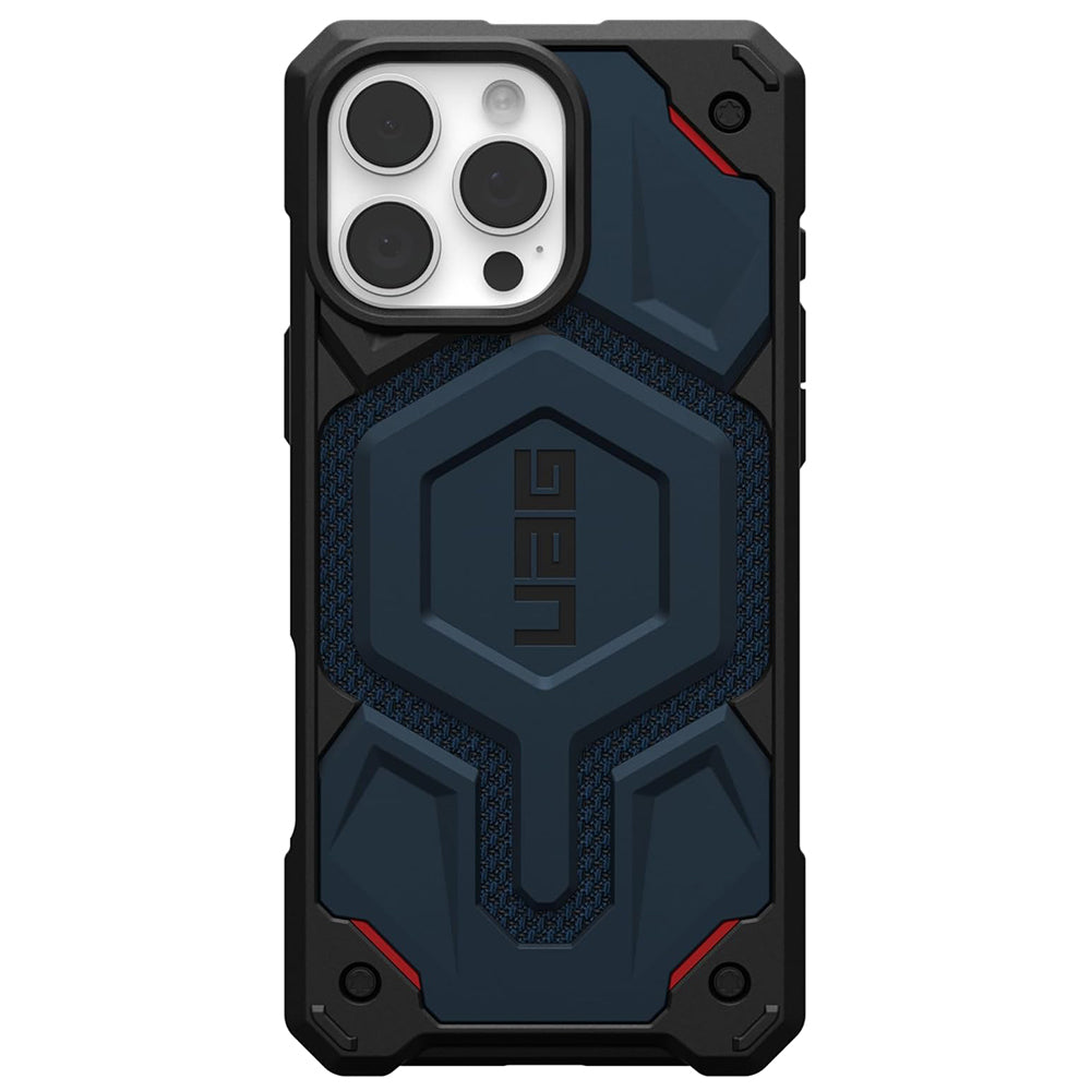 MagSafe-Hülle für Apple iPhone 16 Pro Max, Urban Armor Gear, Monarch Pro Kevlar, Marineblau