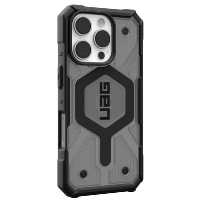 MagSafe-Hülle für Apple iPhone 16 Pro Max, Urban Armor Gear, Pathfinder Clear, Grau