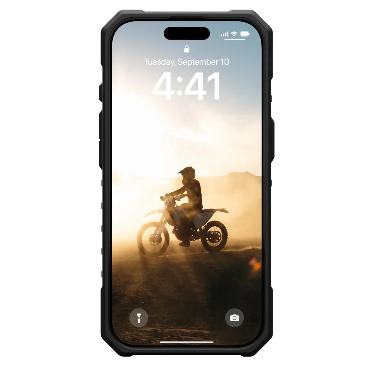 MagSafe-Hülle für Apple iPhone 16 Pro Max, Urban Armor Gear, Pathfinder Clear, Grau