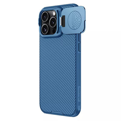 MagSafe-Hülle für Apple iPhone 16 Pro, Nillkin, CamShield Prop, Blau