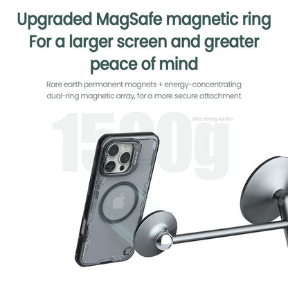 MagSafe-Hülle für Apple iPhone 16 Pro, Nillkin, Iceblade Prop (mit Kameraausschnitt), Grün