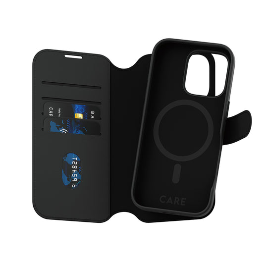 MagSafe Case for Apple iPhone 16 Pro, PanzerGlass, Care Feature Tango Two-in-One, Black