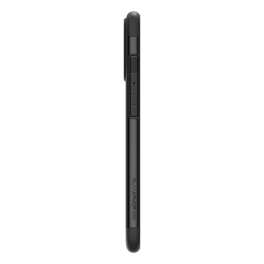 MagSafe Hülle für Apple iPhone 16 Pro, Spigen, Slim Armor, Schwarz ACS08164