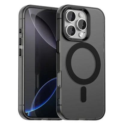 MagSafe-Hülle für Apple iPhone 16 Pro, Techsuit, CandyCase, Schwarz