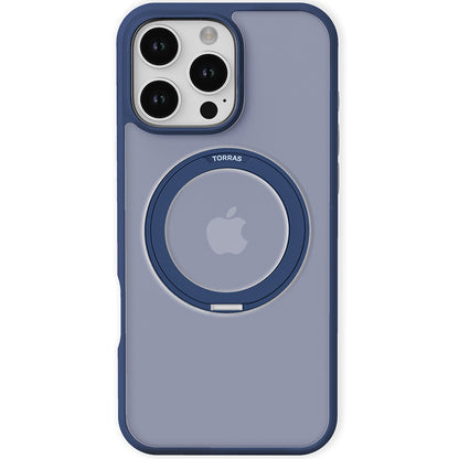 MagSafe Hülle für Apple iPhone 16 Pro, Torras, Ostand Pro, Marineblau