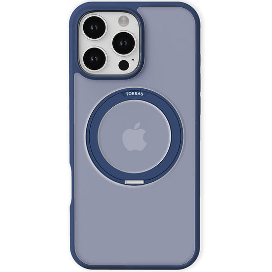MagSafe Hülle für Apple iPhone 16 Pro, Torras, Ostand Pro, Marineblau
