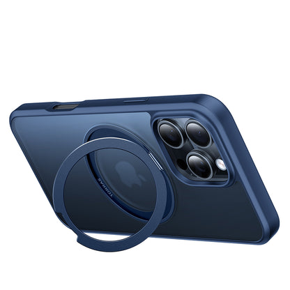 MagSafe Hülle für Apple iPhone 16 Pro, Torras, Ostand Pro, Marineblau