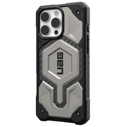 MagSafe-Hülle für Apple iPhone 16 Pro, Urban Armor Gear, Monarch Pro, Grau