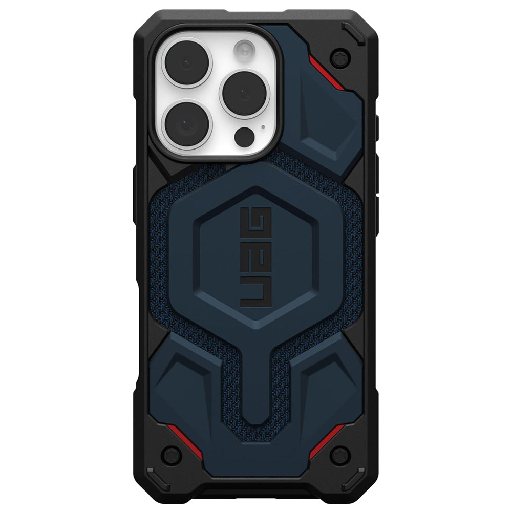 MagSafe-Hülle für Apple iPhone 16 Pro, Urban Armor Gear, Monarch Pro Kevlar, Marineblau