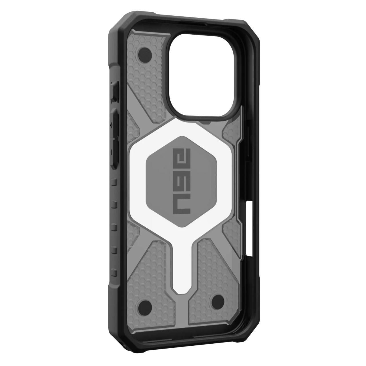 MagSafe-Hülle für Apple iPhone 16 Pro, Urban Armor Gear, Pathfinder Clear, Grau