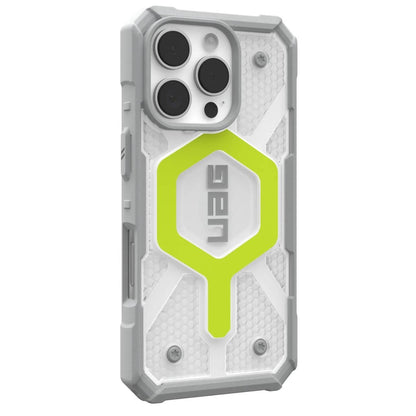 MagSafe-Hülle für Apple iPhone 16 Pro, Urban Armor Gear, Pathfinder Clear, Grün