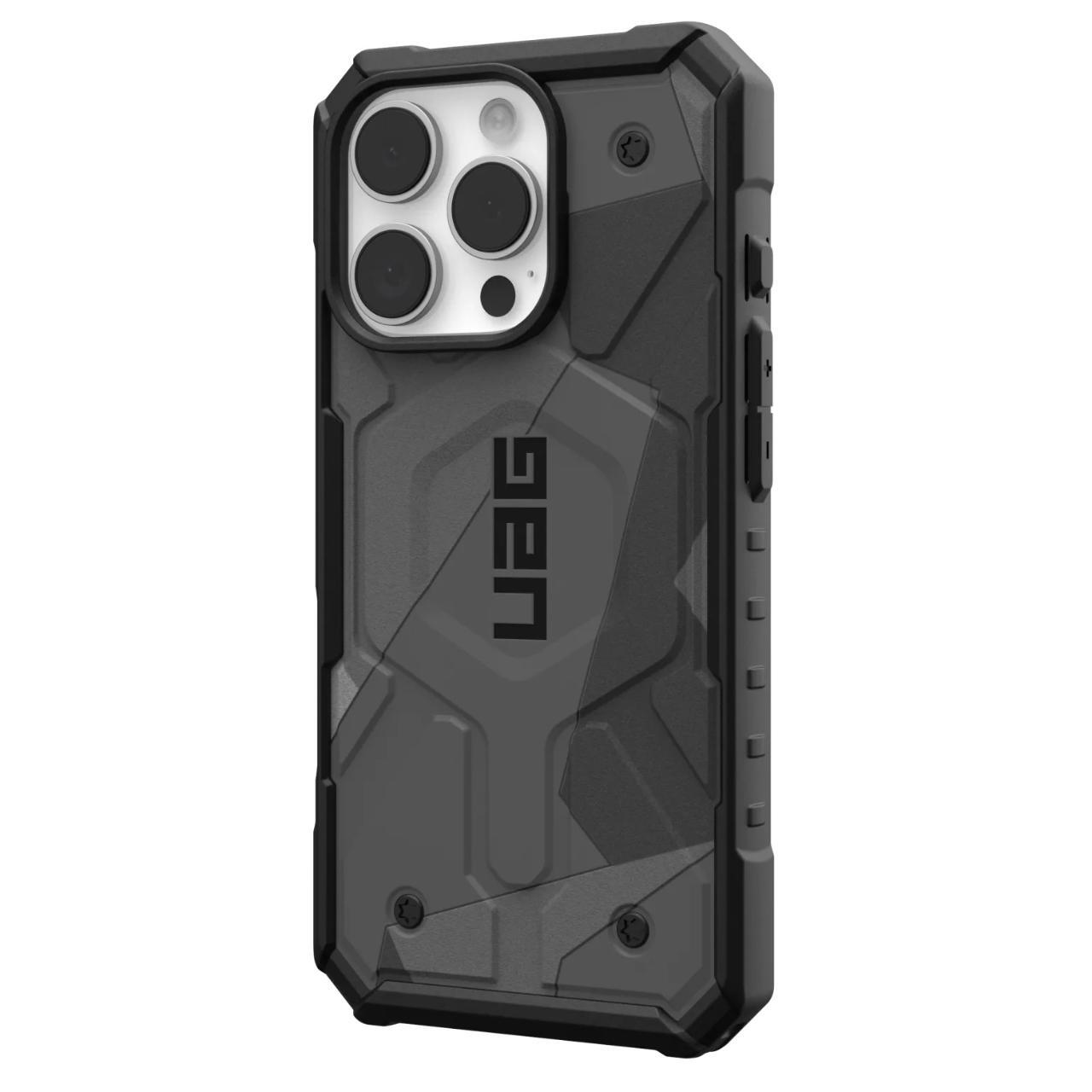 MagSafe-Hülle für Apple iPhone 16 Pro, Urban Armor Gear, Pathfinder SE Geo Camo, Tarnmuster