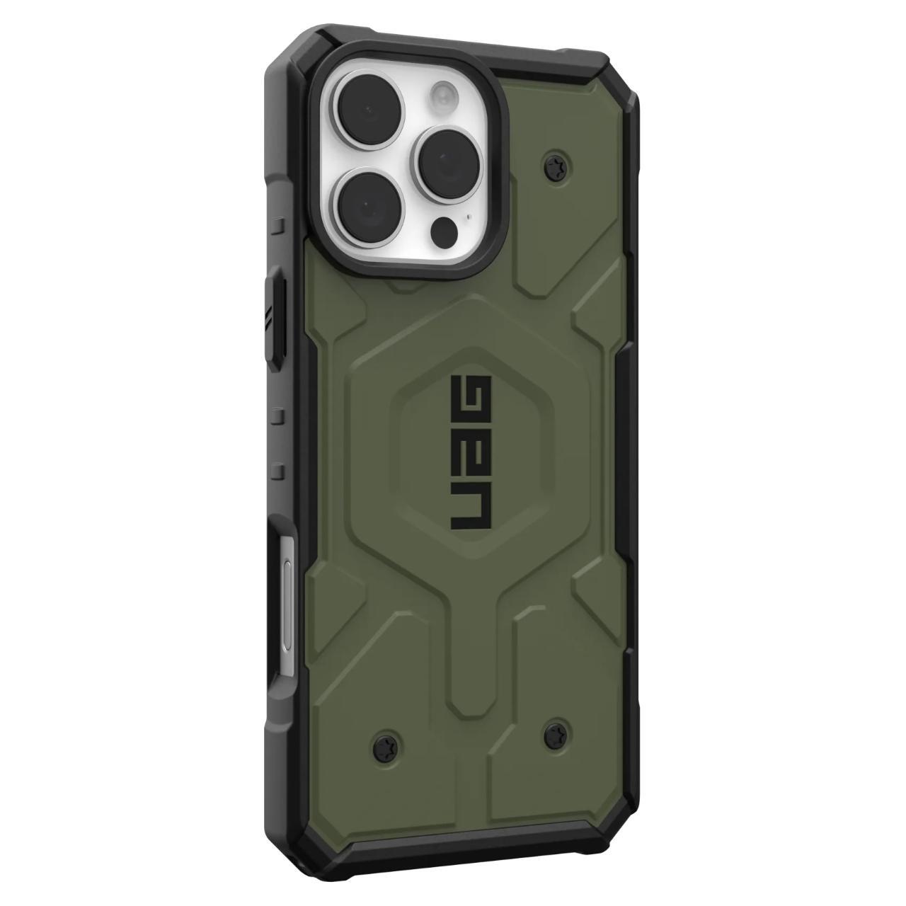 MagSafe Case for Apple iPhone 16 Pro, Urban Armor Gear, Pathfinder, Green